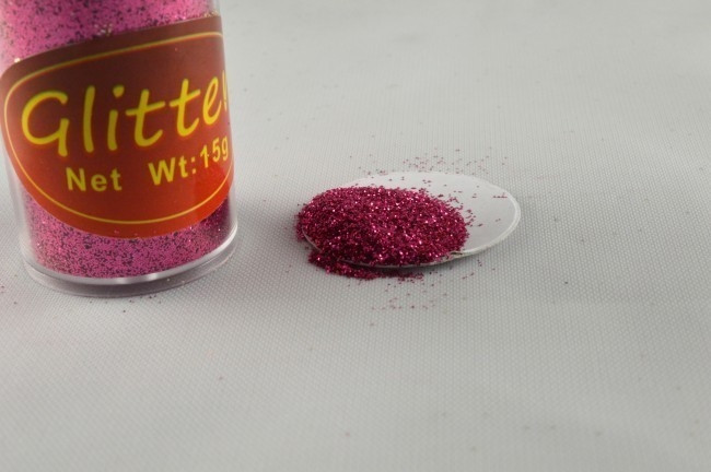 88017 - 15g Pink Pots of Colourful Glitter