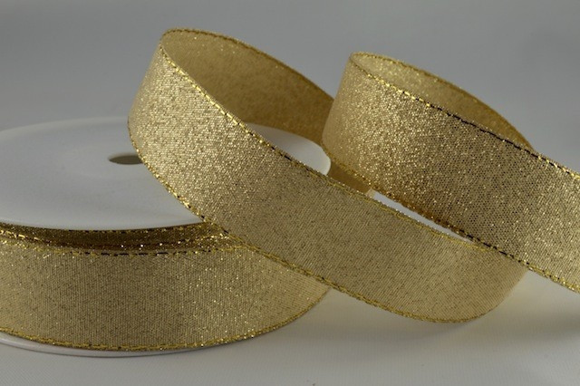 54034 - 24mm Gold Lurex x 20 Metre Rolls!