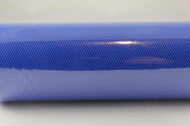 88016 - 150mm Blue Coloured Nylon Tulle Fabric (10 Metres)
