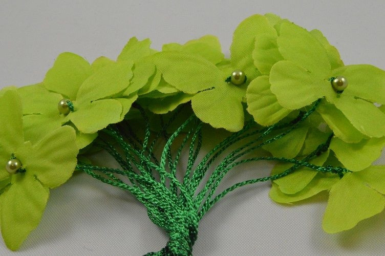 X336 - 30mm Coloured Decorative Cord Butterflies!-Green