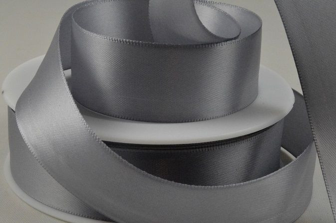 93977 - 3mm Silver Double Sided Satin x 50 Metre Rolls!