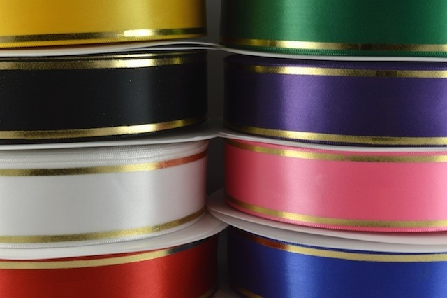 54350 - 25mm & 38mm Rosette Tramline Ribbon (100 Metres)