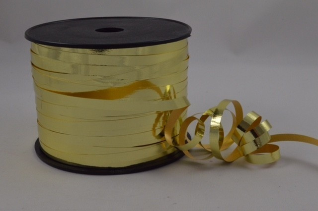 77016 - 5mm Metallic Gold Polypropylene Curling Ribbon x 250 Metre Rolls!!