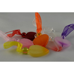94244 - 24mm/40mm Hearts & String x 24 or 12 Pieces Per Bag!