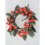 22026 - Red Berry & Leaf Christmas Wreath. Measures 18cm in diameter