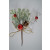 22029 - Twine, Berries & Pine Cones Pick.  Measures - 16cm Height x 10cm Width.