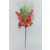 22045 - Small, Medium & Large Floral Berry Christmas Pick. Measures - 32cm Height x 10cm Width.