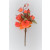 22047 - Floral Pumpkin Halloween Pick. Measures - 22cm Height x 14cm Width.