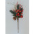 22052 - Traditional Pine Cone & Bright Red Berries with a dusting of sparkle - Christmas Pick. Measures Height 340mm , Width 180mm