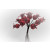 22094 - Arrangement of bright red berries deco pick.  Measures - 10cm Height x 7cm Width   (Approx)