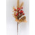 22097 - Golden pine needles and cone with a golden leaf, embellished with bright red berries deco pick.  Size :  Height 270mm  x  Width  140mm