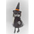 22104 - Small Halloween Witch hanging decoration with a Black sheer mesh shawl.   Height 21cms , Width  10cms  (Approx) 