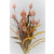 33023 - Golden floral display with soft textures of leaves and grasses.  Height  57cms ,  Width 24cms  (approx) 