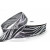 46034 - 25mm Wired Lurex Wavey Ribbon x 10 Metre Rolls!  ( Available in Black and White )