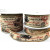 46037 - 25mm, 38mm & 63mm Wired Burlap Merry Christmas Postal Ribbon x 10 Metre Rolls!
