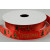 55093 - 16mm Red Christmas Satin Printed Ribbon x 10 Metre Rolls!