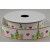 Y664 - 25mm White & Green Christmas Grosgrain Ribbon x 10 Metre Rolls!-Green