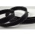 55122 - 16mm grosgrain with a saddle stitch x 20mts.  8801 Black and White