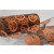 88016 - 150mm Halloween Black and Copper Gold Tulle Fabric. (10 Metres)