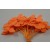 X335 - 30mm Coloured Decorative Cord Butterflies!-Orange