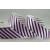 X321 - 25mm Purple Candy Stripe Ribbon (100 Metres)