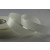 Y760 -  20mm White Cut edge Double Sided Polyester satin x 200 Metres