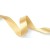 Y776 - 25mm Golden Cream woven edge single sided satin ribbon x 10mts