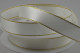 White with gold edge